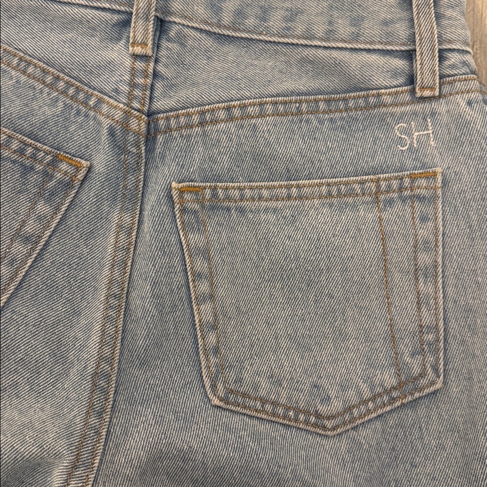Still Here Tate Straight Leg in Vintage Blue Size 24 - Picture 6 of 10